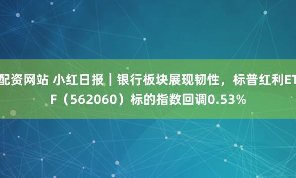 配资网站 小红日报｜银行板块展现韧性，标普红利ETF（562060）标的指数回调0.53%
