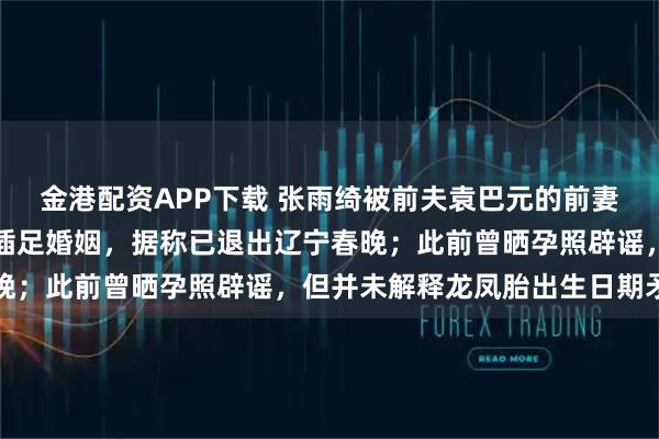 金港配资APP下载 张雨绮被前夫袁巴元的前妻葛晓倩实名举报代孕、插足婚姻，据称已退出辽宁春晚；此前曾晒孕照辟谣，但并未解释龙凤胎出生日期矛盾